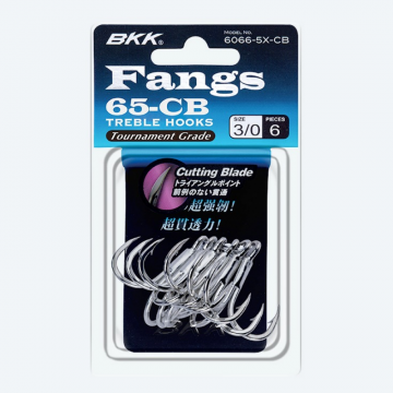 Hook BKK Fangs Treble 6066 5X CB